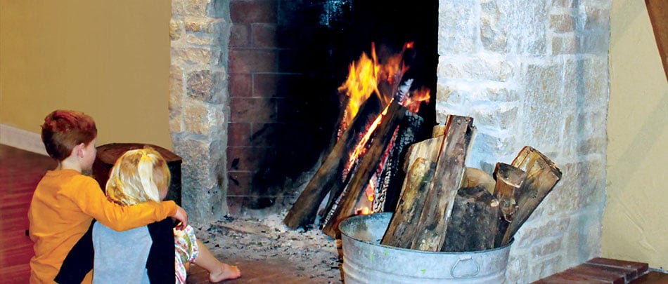 Fond du Lac Stone Fireplace Full Veneer Stone Cut Mantel ...