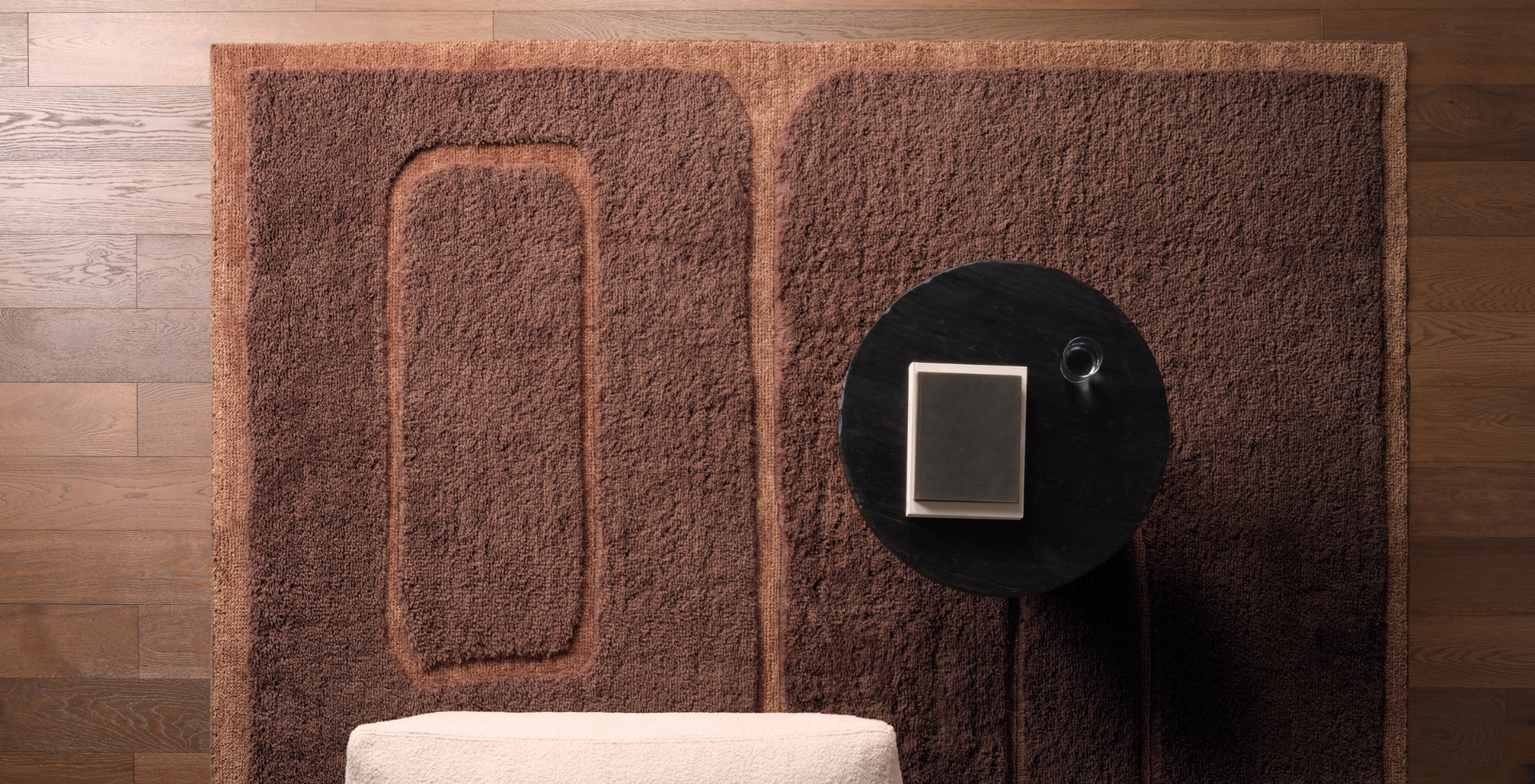 Jaipur Living teams with Bradley Odom to create Solum, this earthy rug